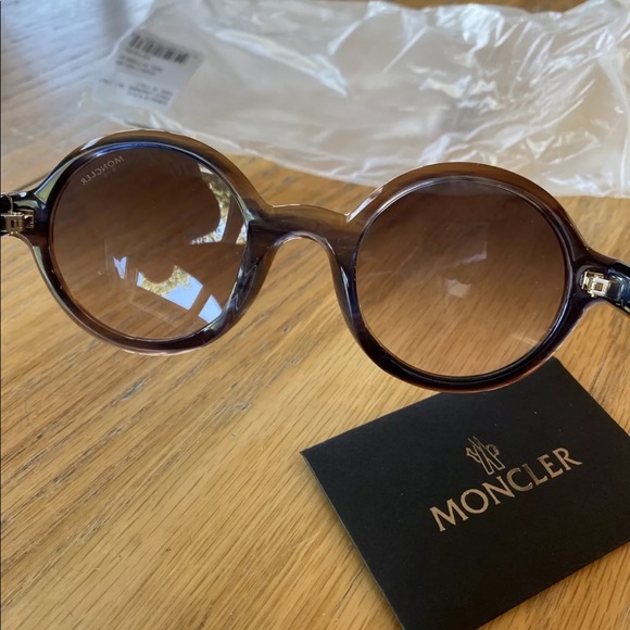 MONCLER ML0041/S 53B sunglasses round NEW - Picture 9 of 10